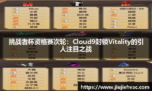 挑战者杯资格赛次轮：Cloud9封锁Vitality的引人注目之战